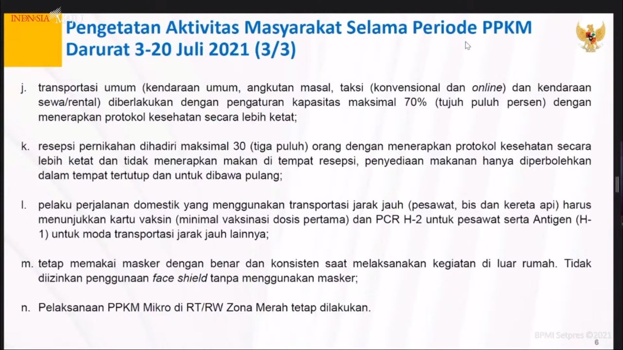 PPKM Darurat Resmi Berlaku, 4 Kegiatan Ini Masih Boleh Dilakukan