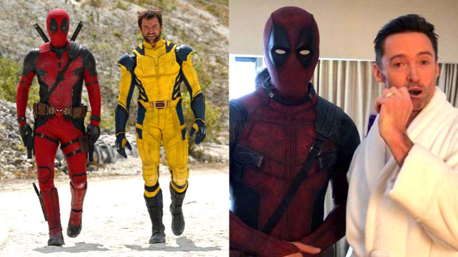 Hugh Jackman pemeran Wolverine dalam film Deadpool 3. Kolase Foto Facebook/Marvel/Hugh Jackman