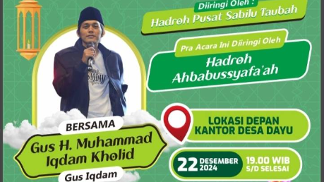 jadwal pengajian Gus Iqdam terbaru