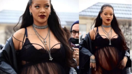 Gaya artis dunia di Paris Fashion Week. (Instagram/rihannaofficial)