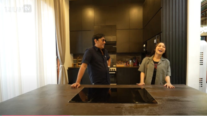 Dapur rumah rachel vennya