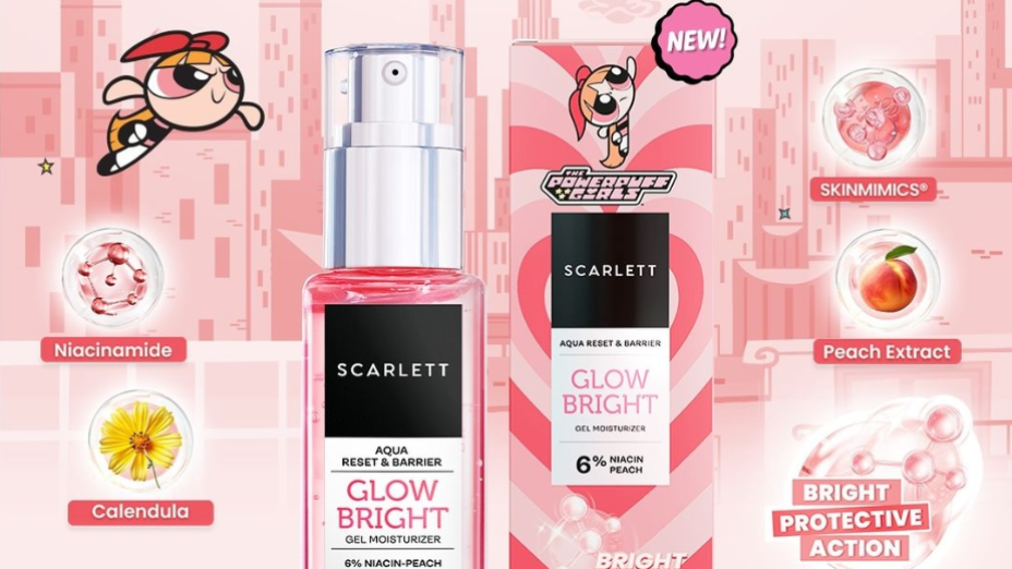 Scarlett x The Powerpuff Girls Glow Bright Moisturizer Gel (instagram/scarlett_whitening)