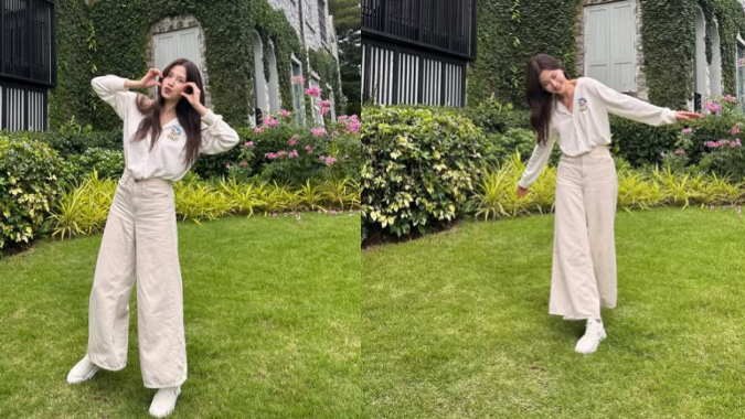 OOTD Kasual Chic ala Baifern Pimchanok (instagram.com/baifernbah)