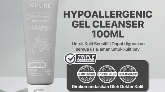 Npure Noni Probiotics Cleanse Softly Gel Cleanser (npureofficial.id)