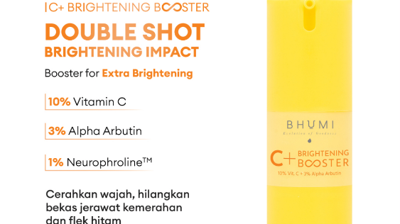 Bhumi C+ Brightening Booster (Shopee/Bhumi Official Shop)