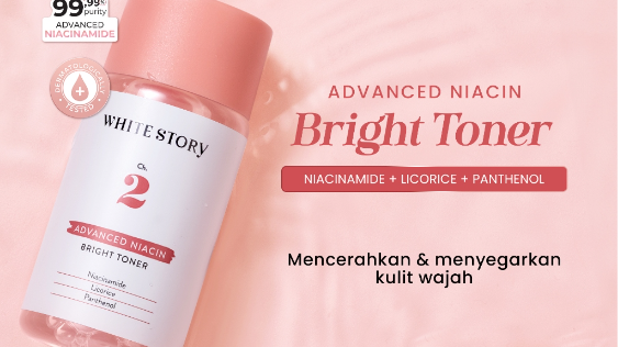 White Story Advanced Niacin Bright Toner (Shopee/White Story Official Shop)