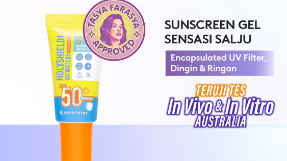 Somethinc Holyshield! UV Watery Sunscreen Gel SPF 50+ PA++++ (Shopee/Somethinc Official Shop)