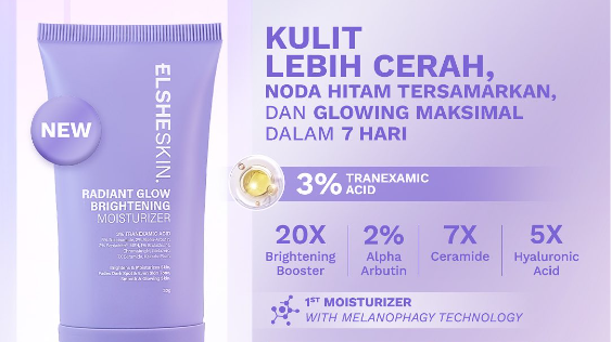 Elsheskin Radiant Glow Brightening Moisturizer (instagram/elsheskin)