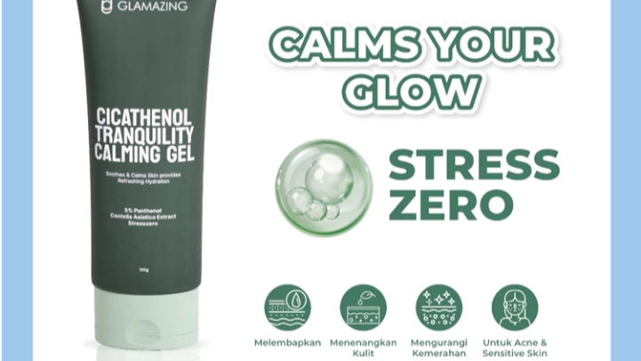 Glamazing Cicathenol Tranquility Calming Gel (Shopee/Glamazing Official Store)