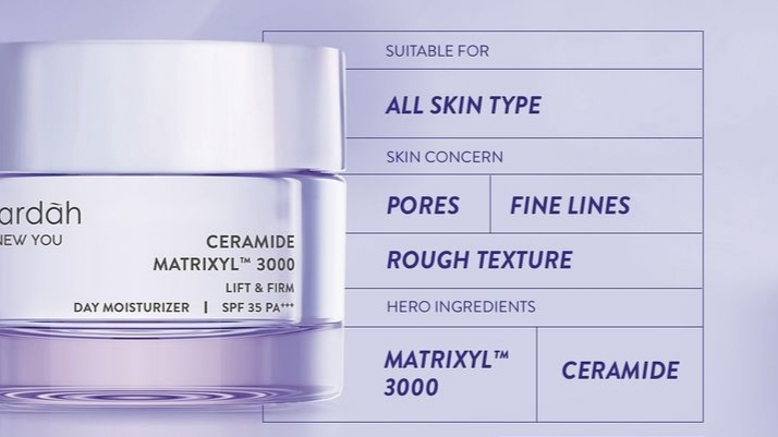 Wardah Renew You Ceramide Matrixyl™ 3000 Day Moisturizer SPF 35 PA+++ (instagram/wardahbeauty)