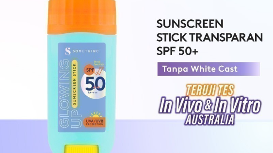 Somethinc Glowing Up Sunscreen Stick SPF 50++ PA++++ (Shopee/Somethinc Official Shop)