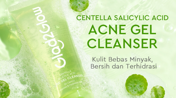 Glad2Glow Centella Salicylic Acid Acne Gel Cleanser (Shopee/Glad2Glow Official Store)