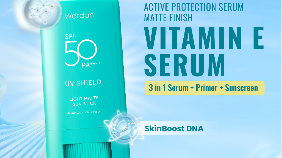 Wardah UV Shield Light Matte Sun Stick SPF 50 PA++++ (Shopee/Wardah Official Shop)