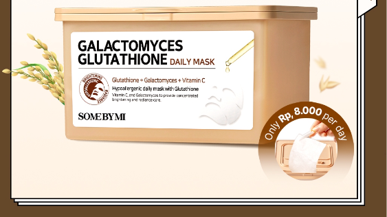 Some By Mi Galactomyces Glutathione Daily Mask (Shopee/Some By Mi Official Shop)