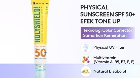 Somethinc Holyshield! Sunscreen Comfort Corrector Serum SPF 50+ PA++++ (Shopee/Somethinc Official Shop)