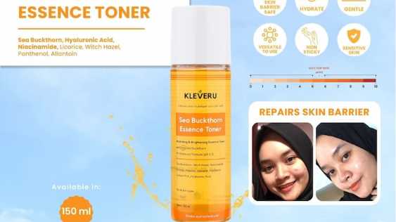 Kleveru Sea Buckthorn Essence Toner (kleveru.co.id)