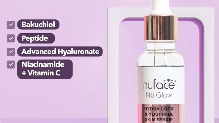 Nuface Nu Glow Hydra Lock & Youthful Skin Serum (instagram/nufaceid)