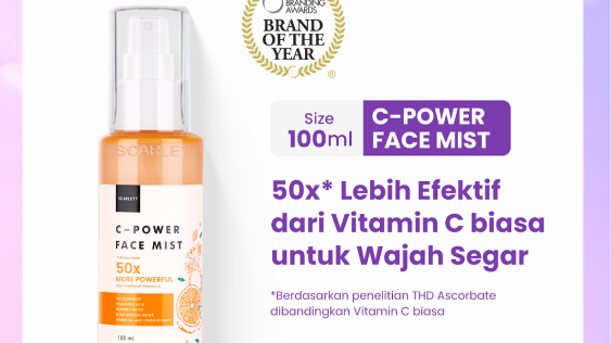 Scarlett C-Power Face Mist (Shopee/Scarlett Whitening Official Shop)