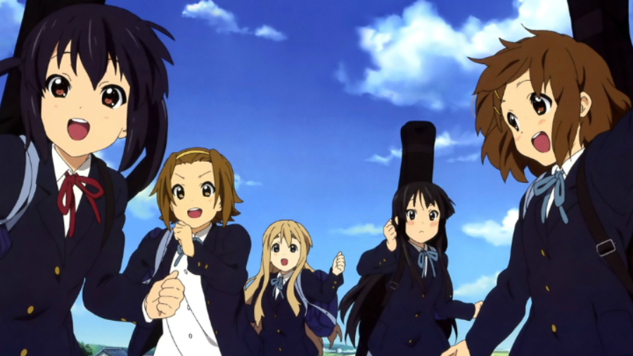 Beberapa karakter dari anime K-ON!