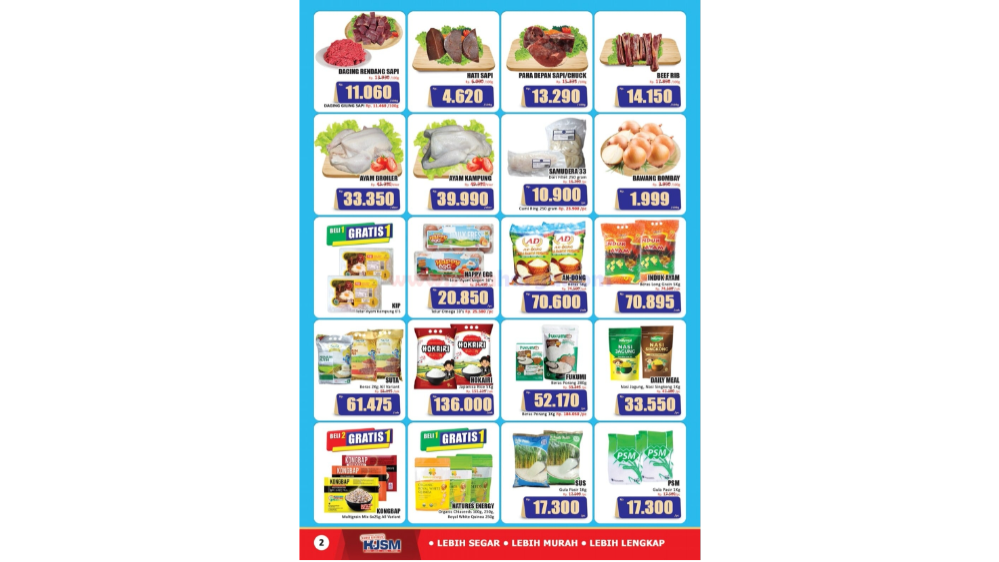 Promo Produk Sembako dan Makanan Segar