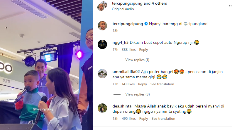 Peluncuran Cipung Land(Instagram)