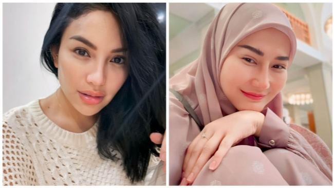 Kolase foto Nikita Mirzani dan Marissya Icha (Instagram)