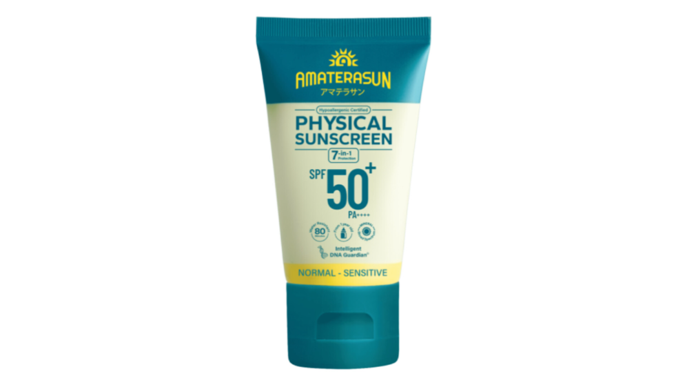 AMATERASUN Physical Sunscreen SPF 50+ PA++++ (Shopee/Amaterasun Official Store)