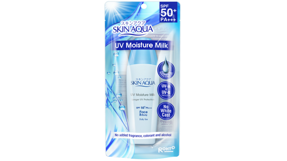 Skin Aqua UV Moisture Milk SPF50+ PA+++ (rohto.co.id)