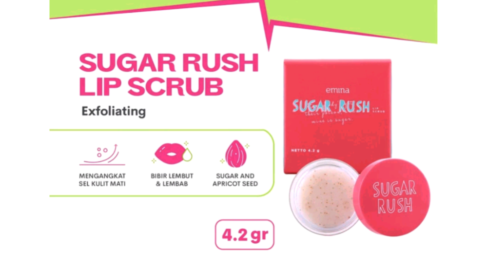 Emina Sugar Rush Lip Scrub (eminacosmetics.com)