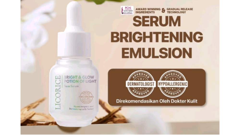 Licorice Bright & Glow Serum (npureofficial.id)