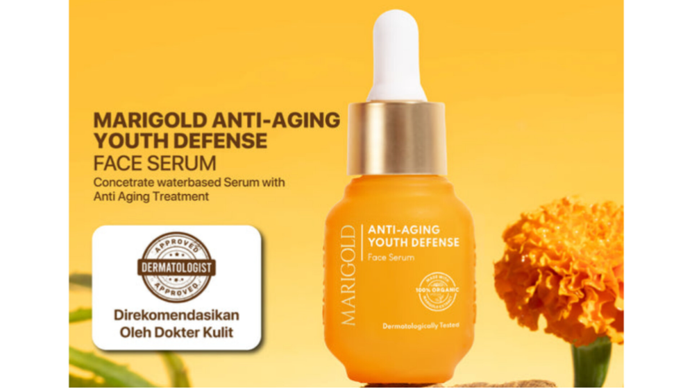 Marigold Anti-Aging Youth Defense Face Serum (npureofficial.id)