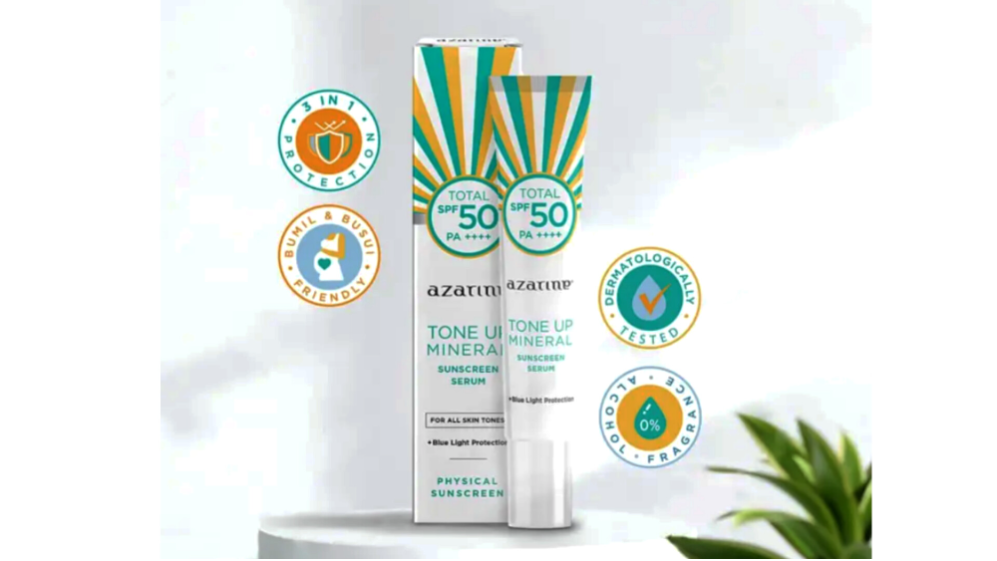 Azarine Tone Up Mineral Sunscreen Serum SPF 50 (azarinecosmetic.com)