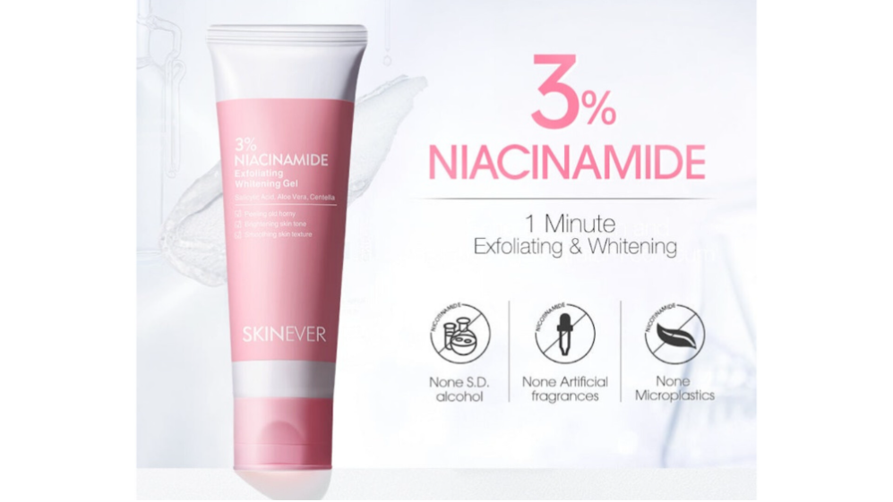 SKINEVER 3% Niacinamide Exfoliating Whitening Gel (skineverbeauty.com)