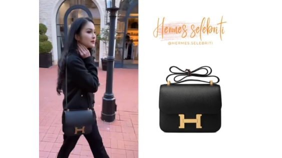 Tas Hermes Sandra Dewi (Instagram/hermes.selebriti)