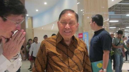 Pendiri dan Chairman Lippo Group, Mochtar Riady dalam peluncuran kota mandiri Meikarta, di Lippo Cikarang, Bekasi, Jawa Barat, Sabtu (13/5/2017). [Suara.com/Adhitya Himawan]