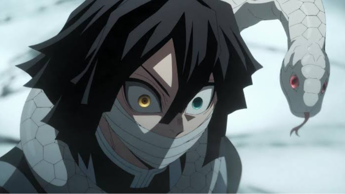 Obanai Iguro dalam anime Kimetsu no Yaiba (kimetsu-no-yaiba.fandom.com)