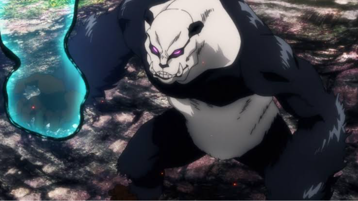 Panda saat dikuasai oleh Inti Gorila hingga berada dalam Gorilla Mode di anime Jujutsu Kaisen (jujutsu-kaisen.fandom.com)