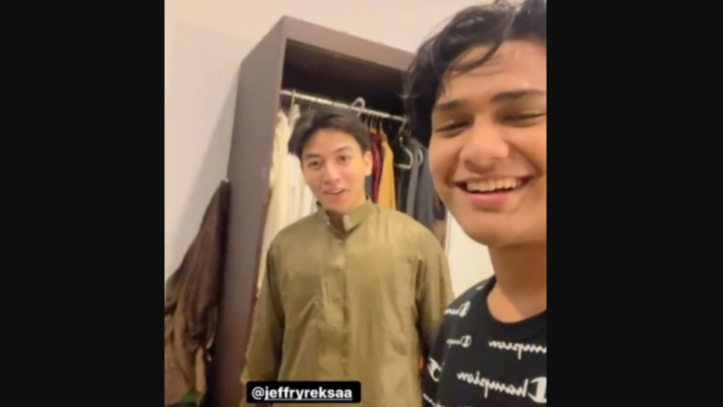 Potret Jeffry Reksa Pakai Baju Muslim (Instagram/@basyasman)