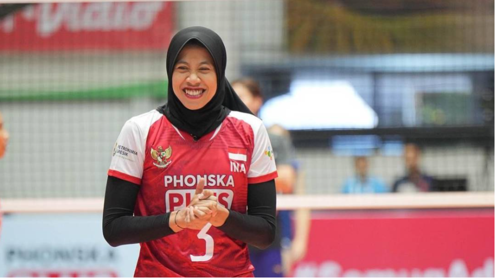 Megawati Hangestri Pertiwi 'Megatron' pemain voli perempuan Indonesia yang bermain di Liga Korea (Instagram/@megawatihangestrip)