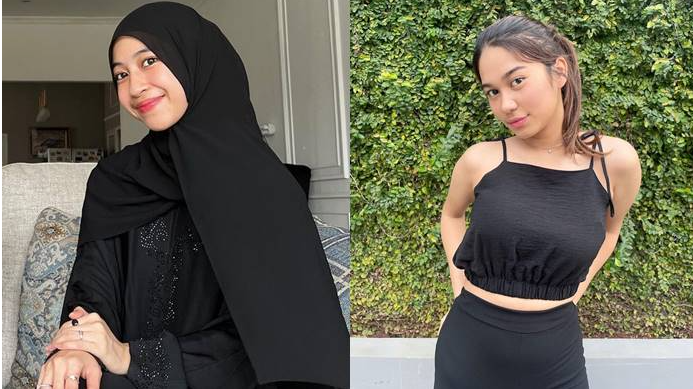 Adu Gaya Adiba Khanza vs Azizah Salsha (Instagram/@adiba.knza/@azizahsalsha_)