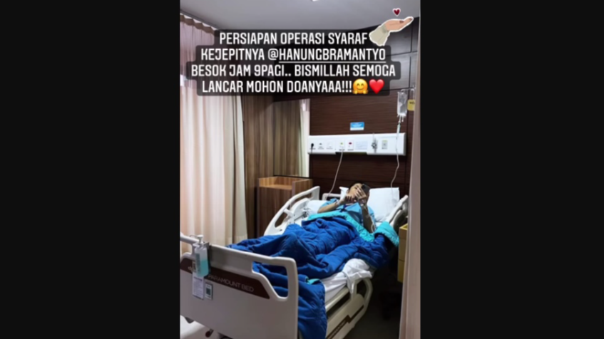 Potret Hanung Bramantyo Operasi Saraf